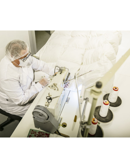 Puchowa kołdra 155x200 całoroczna